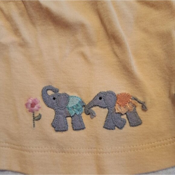 Gymboree girls 3T Summer Safari yellow tank top, has a few faint marks - Picture 3 of 5